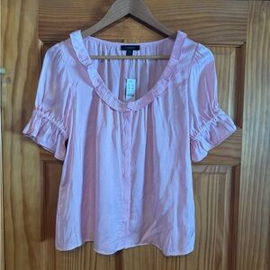 J Crew pink blouse size XS.  New with tags.